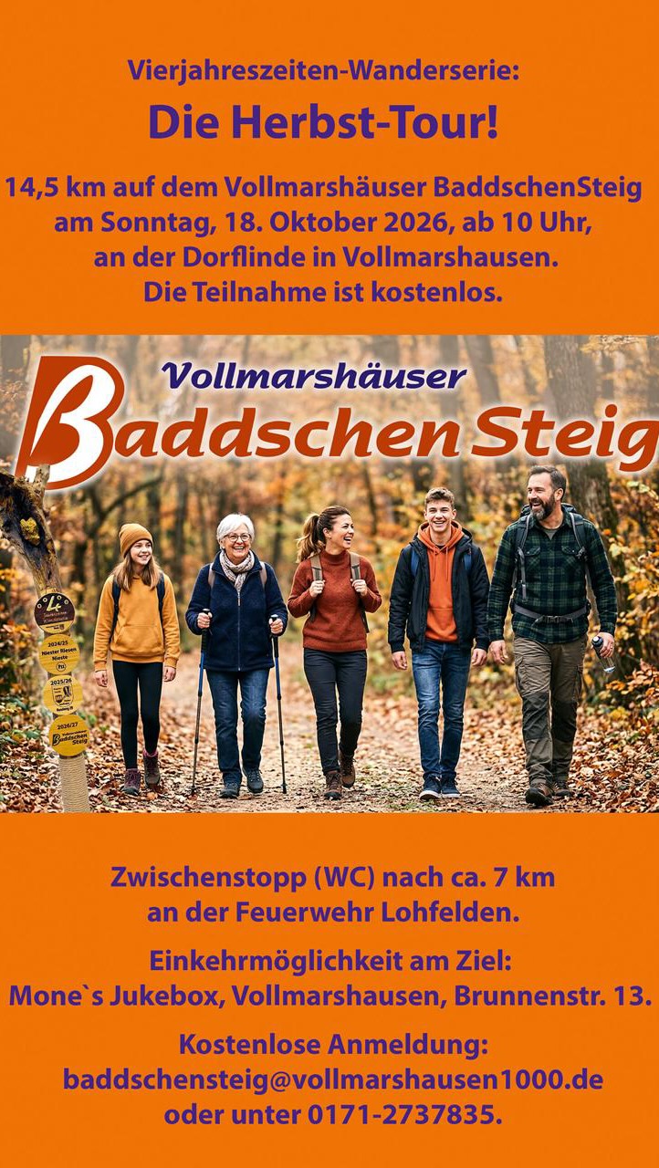 🍂🥾 BADDSCHENSTEIG – DIE HERBSTTOUR STEHT AN! 🍁